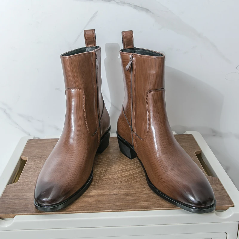 Classic Comfy Ankle Boots Bota - Men'S Shoes Business Casual ulasan dan harga