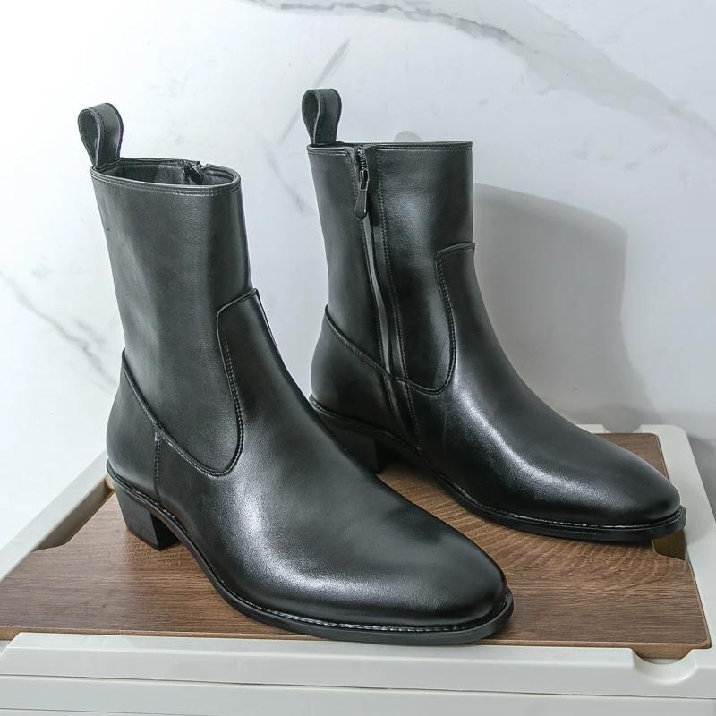 Classic Comfy Ankle Boots Bota - Men'S Shoes Business Casual ulasan dan harga