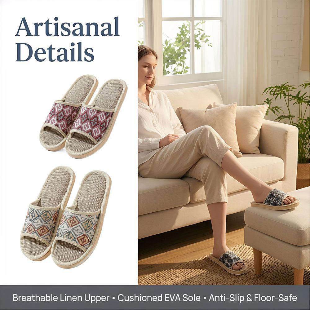 Four Seasons Linen Slippers Co - Men Shoes On Sale ulasan dan harga
