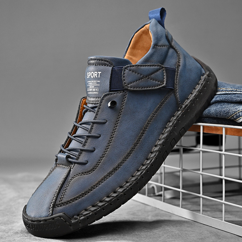 Handmade Leather Men Shoes Cas - Men'S Shoes Size 43 In Us ulasan dan harga