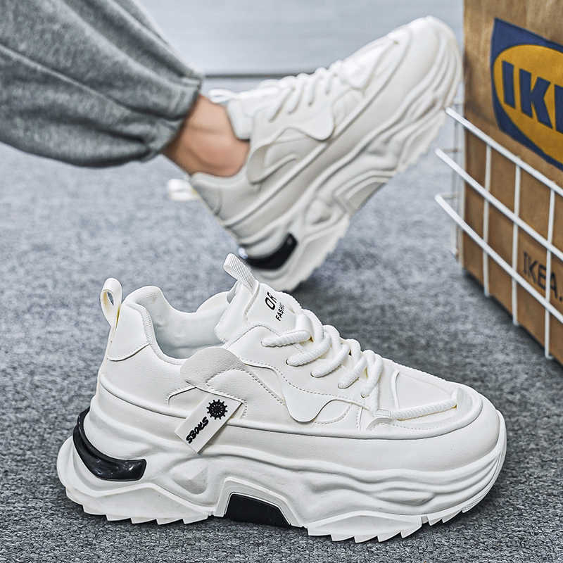 Black Platforme Tennis Man Spo - Shoes Heels Men ulasan dan harga