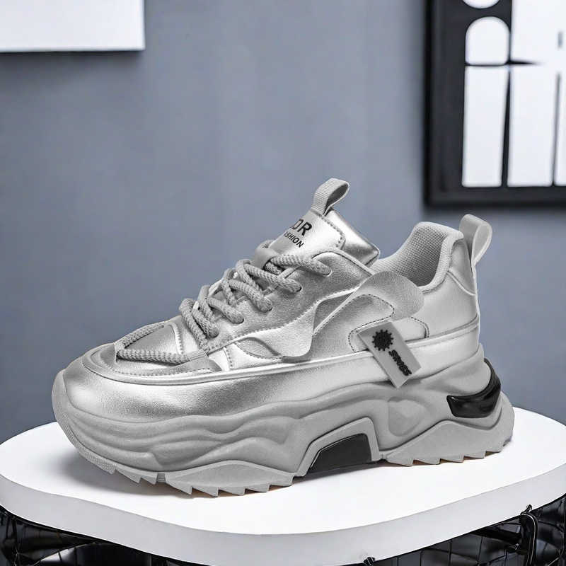 Black Platforme Tennis Man Spo - Shoes Heels Men ulasan dan harga