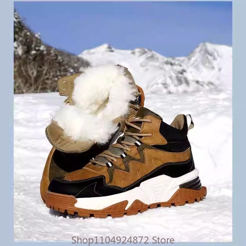 Winter Warm Wool Cotton Shoes  - Men'S Shoes Temu ulasan dan harga
