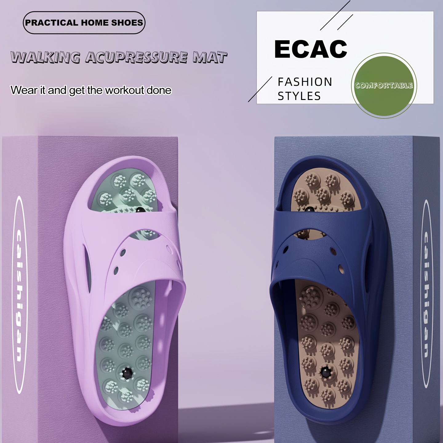 Women Men EVA Massage Slippers - Men Shoes On Sale ulasan dan harga