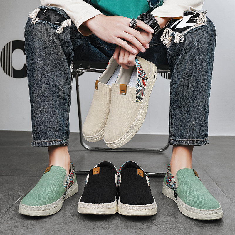 Portable men casual cloth shoe - Men'S Shoes Business Casual ulasan dan harga