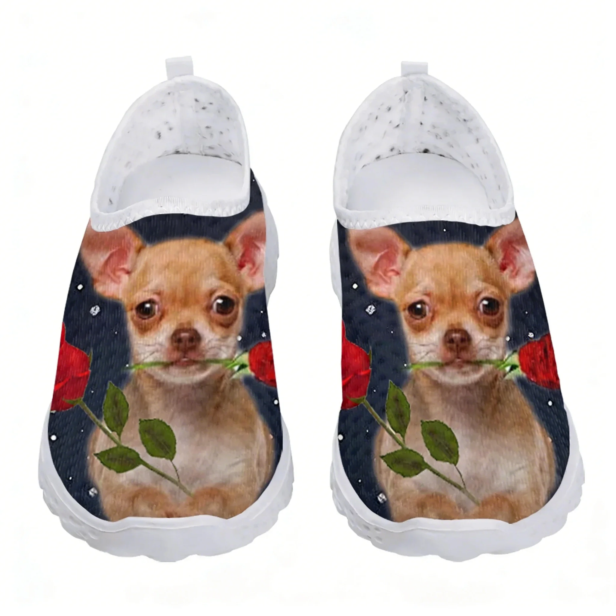 Chihuahua Rose Flower Design M - Men'S Shoes For Tennis ulasan dan harga