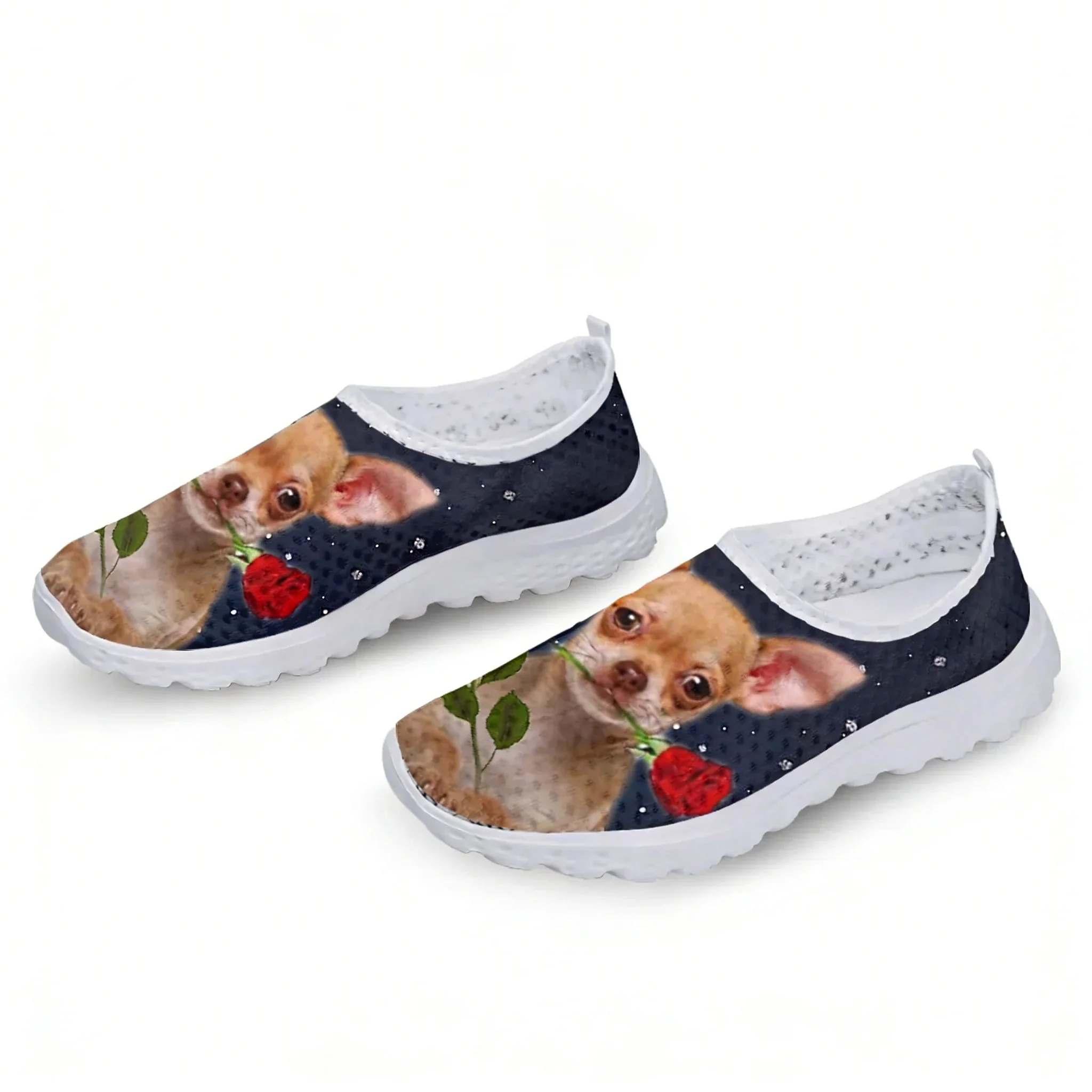 Chihuahua Rose Flower Design M - Men'S Shoes For Tennis ulasan dan harga