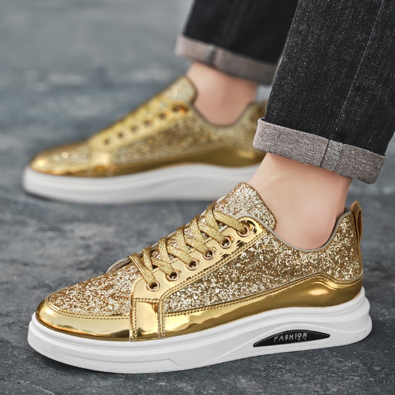 Gold Men's Sneakers 2025 New L - Men'S Shoes Size 43 In Us ulasan dan harga