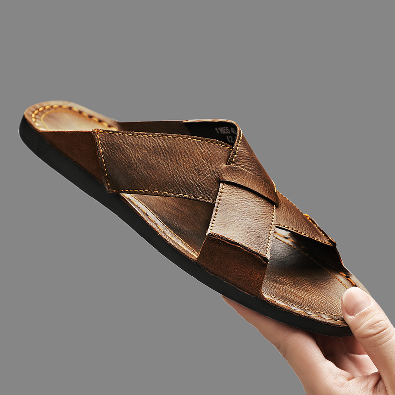 Fashion Genuine Leather Men Sl - Men'S Shoes Temu ulasan dan harga