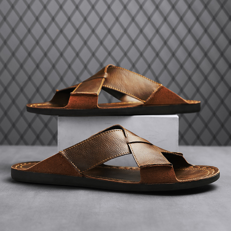Fashion Genuine Leather Men Sl - Men'S Shoes Temu ulasan dan harga