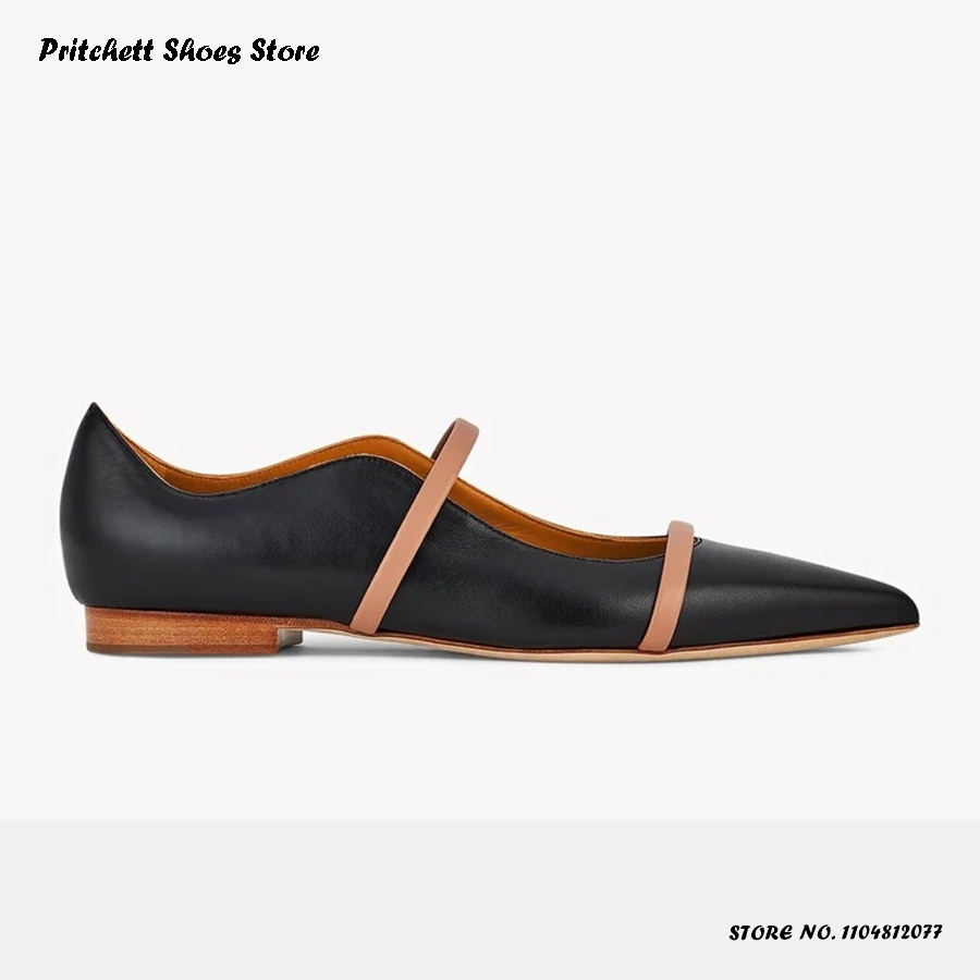 Women's Dual-straps Leather Ba - Shoes Heels Men ulasan dan harga