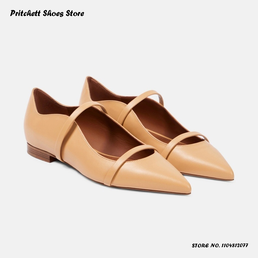 Women's Dual-straps Leather Ba - Shoes Heels Men ulasan dan harga