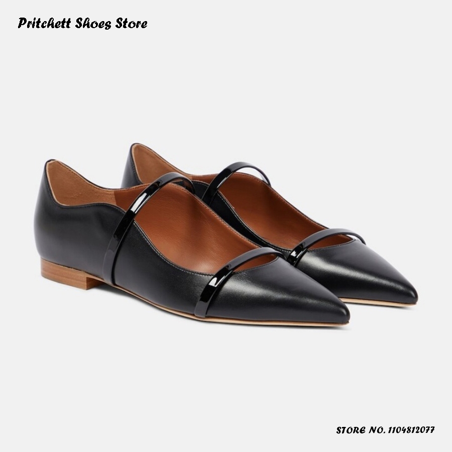 Women's Dual-straps Leather Ba - Shoes Heels Men ulasan dan harga