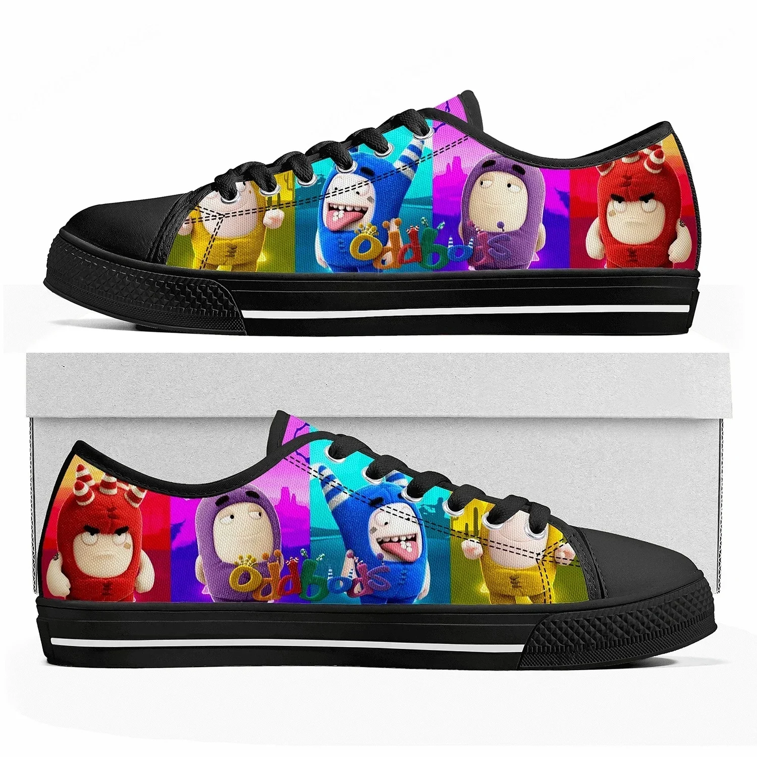 Oddbods Low Top Sneakers Women - Men Shoes Singapore ulasan dan harga