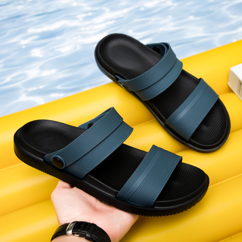 Summer Men's Slippers Flat Bot - Sandal Sport Outdoor ulasan dan harga