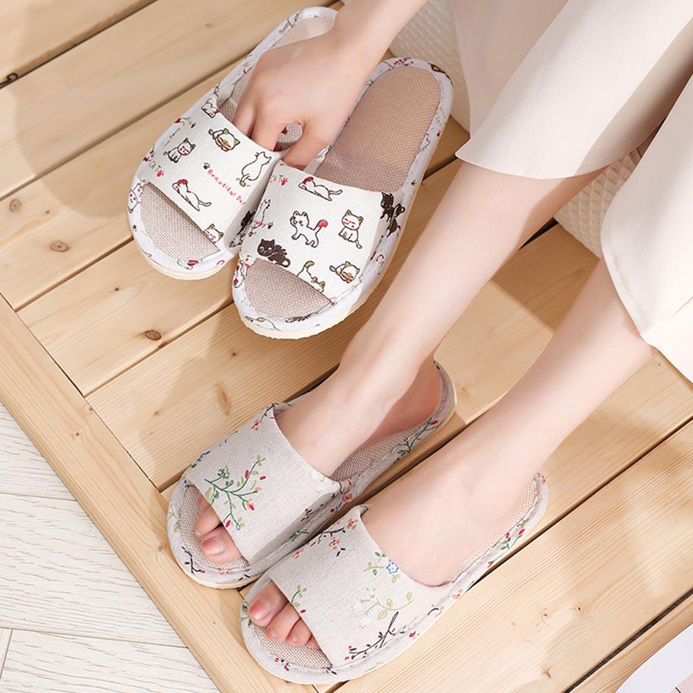 Women Flax Slippers Home Slipp - Men Shoes On Sale ulasan dan harga