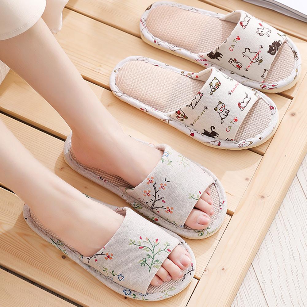 Women Flax Slippers Home Slipp - Men Shoes On Sale ulasan dan harga
