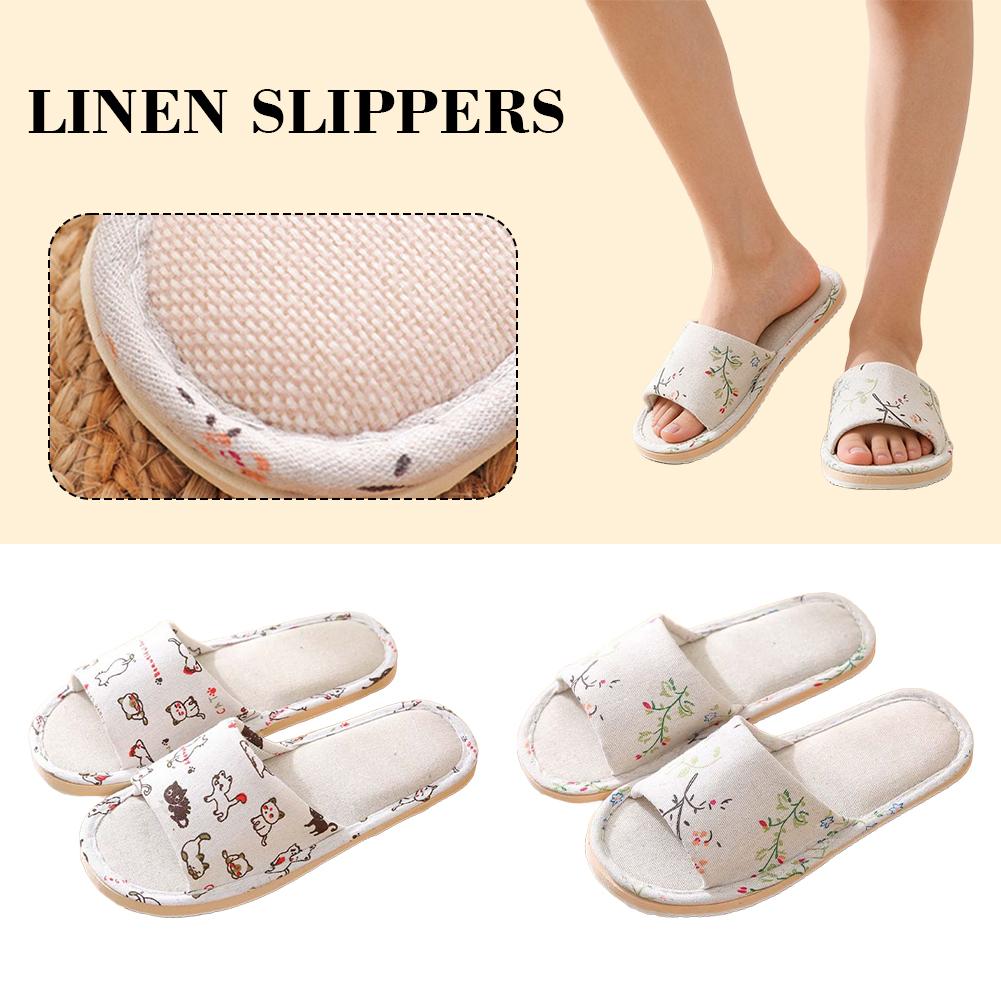 Women Flax Slippers Home Slipp - Men Shoes On Sale ulasan dan harga