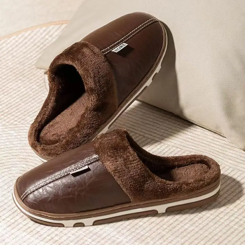 Men's Big Size Winter Slippers - Men'S Shoes Temu ulasan dan harga