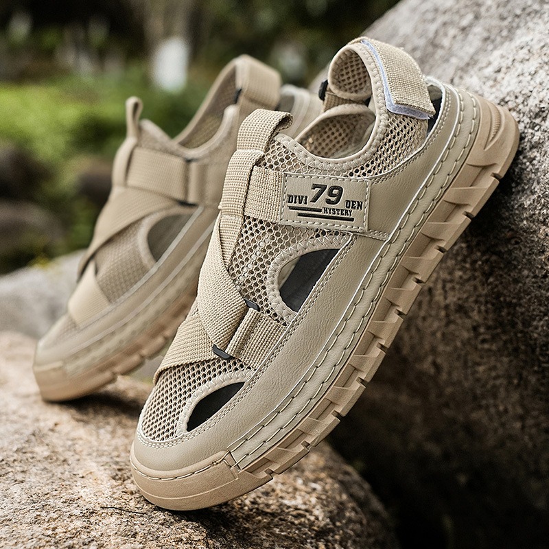 Mens Sandals Summer Mesh Breat - Sandal Sport Outdoor ulasan dan harga