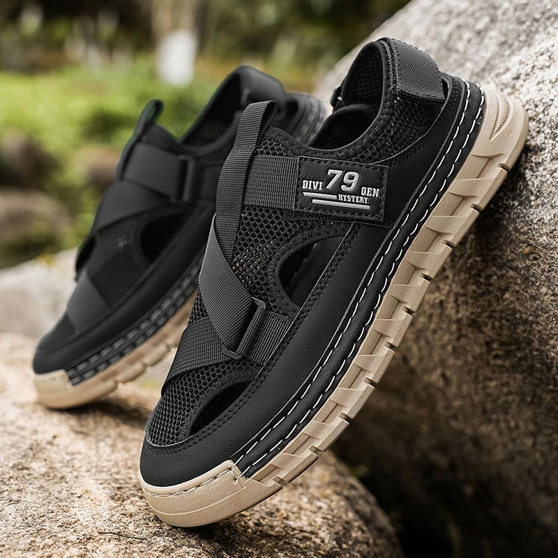 Mens Sandals Summer Mesh Breat - Sandal Sport Outdoor ulasan dan harga