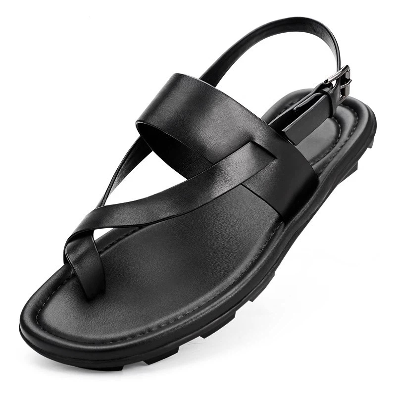 Genuine Leather Mens Sandals L - Men'S Shoes Size 43 In Us ulasan dan harga