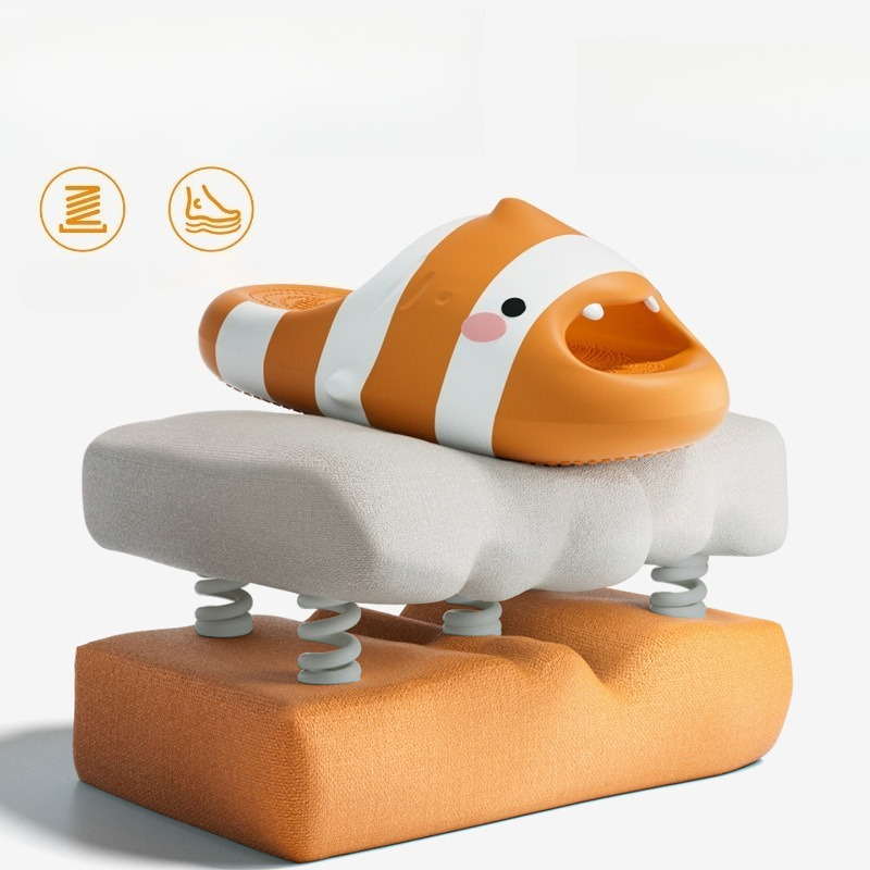 Cute Fish Cartoon Slides Women - Men'S Shoes For Summer ulasan dan harga