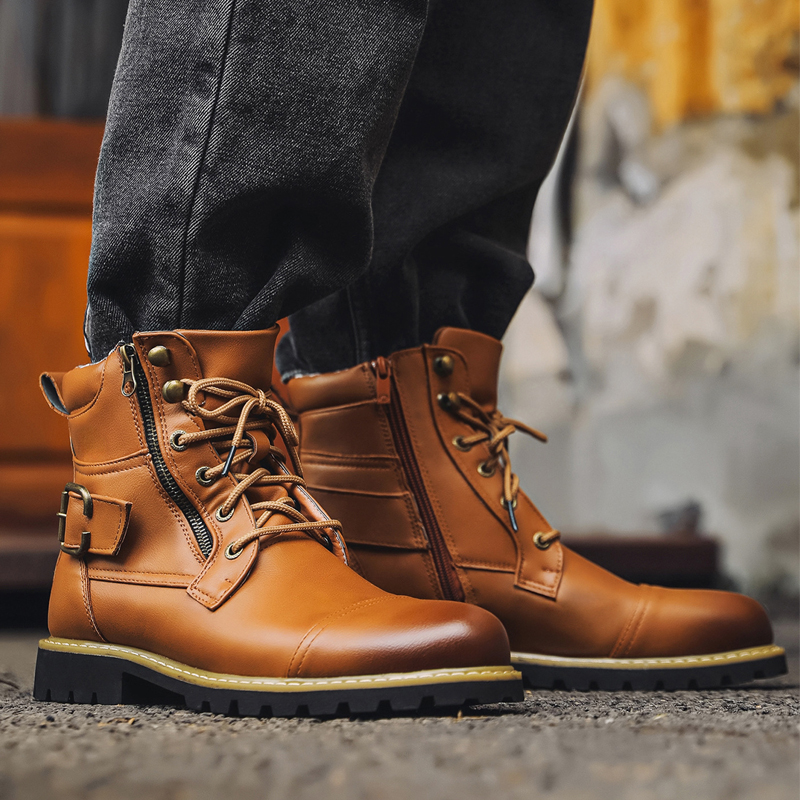 Quality Men Leather Boots Meta - Men'S Shoes Timberland ulasan dan harga