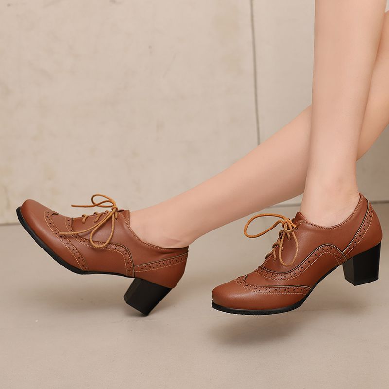 SIMLOVEYO New Brown Women Pump - Men'S Shoes Size 43 In Us ulasan dan harga