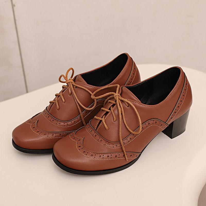 SIMLOVEYO New Brown Women Pump - Men'S Shoes Size 43 In Us ulasan dan harga