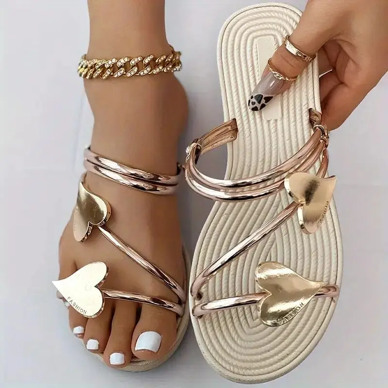 Elegant Women's Heart Flat San - Men'S Shoes Size 43 In Us ulasan dan harga