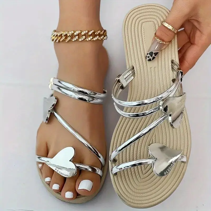 Elegant Women's Heart Flat San - Men'S Shoes Size 43 In Us ulasan dan harga